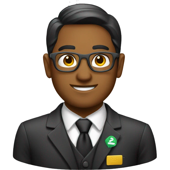 A bank teller emoji