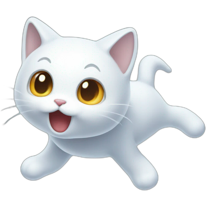 ghost-floating-in-the-air-kitty emoji