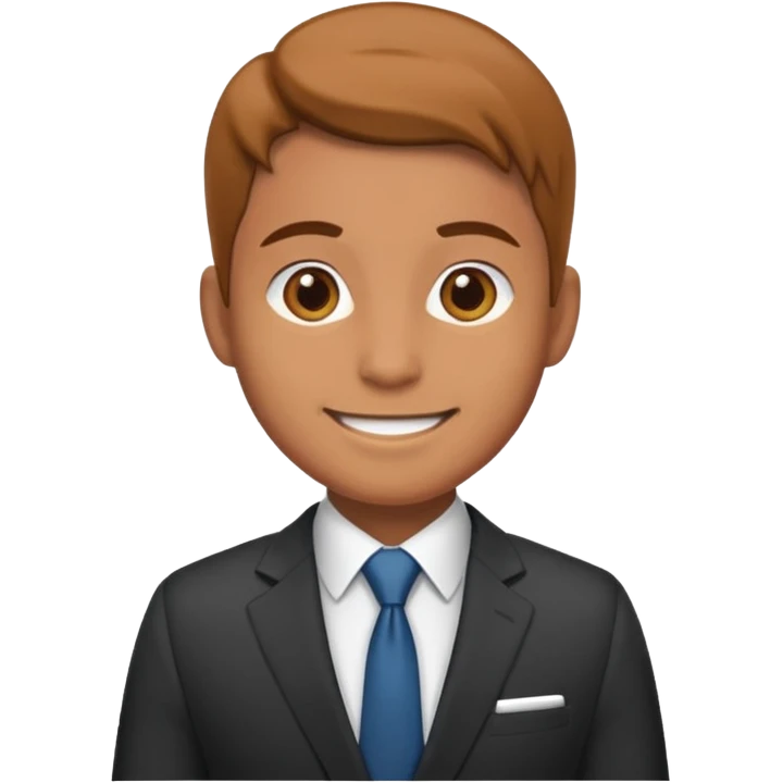 persona de traje trabajando emoji