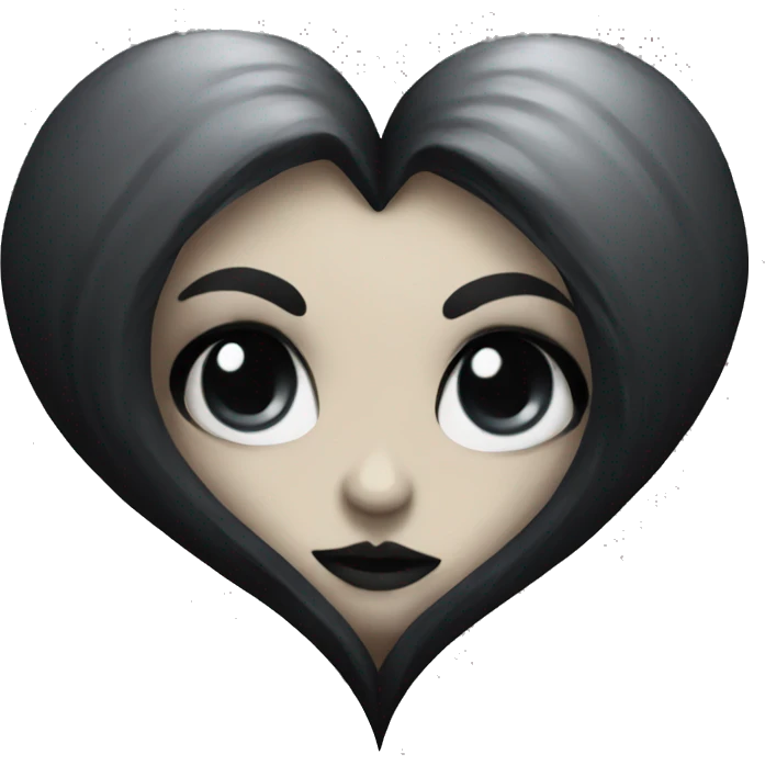 gothic heart emoji