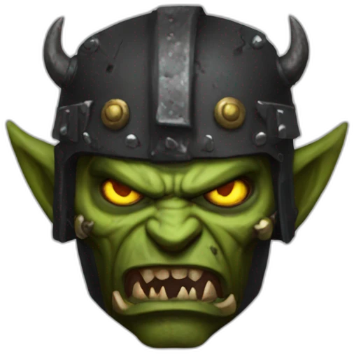 Warhammer online black ork emoji