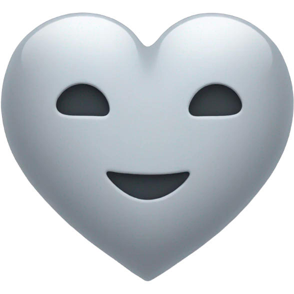 grey heart with stars around it  emoji