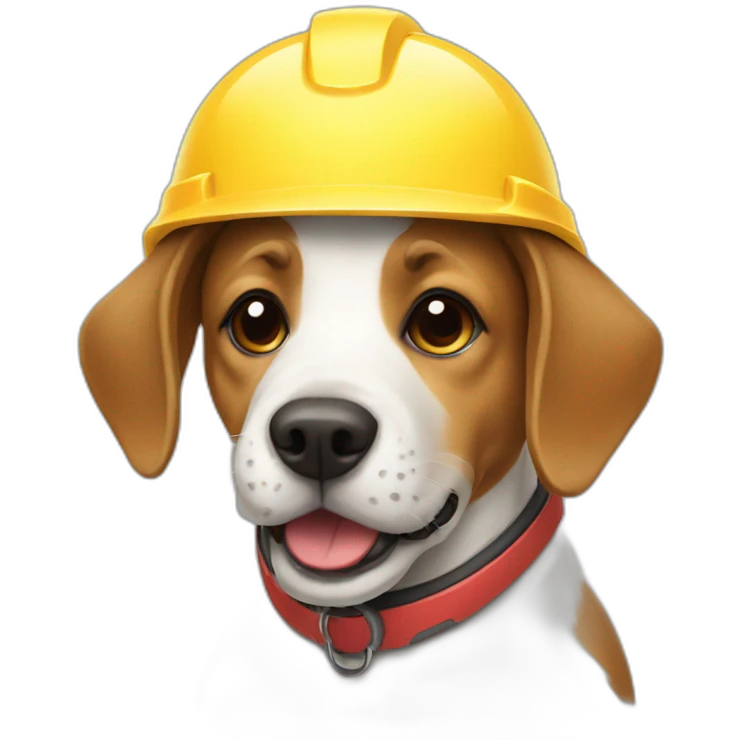 dog with a helmet emoji
