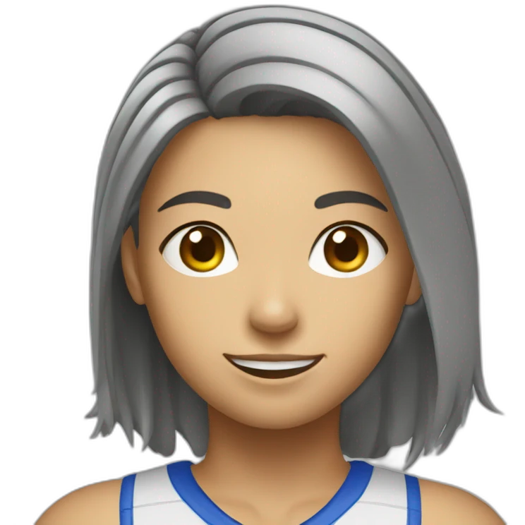 create a female volleyball player emoji