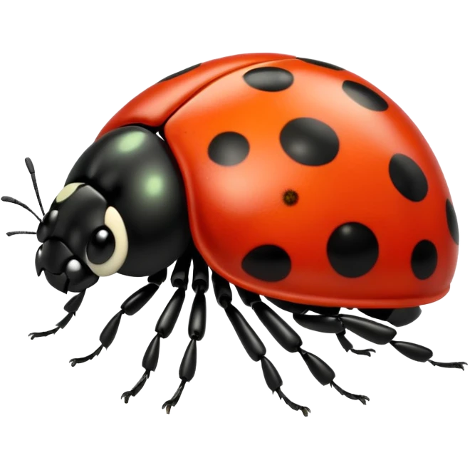  cute green lady bug emoji