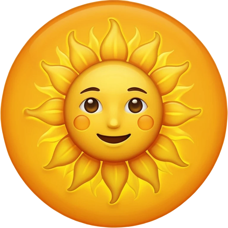My sun emoji