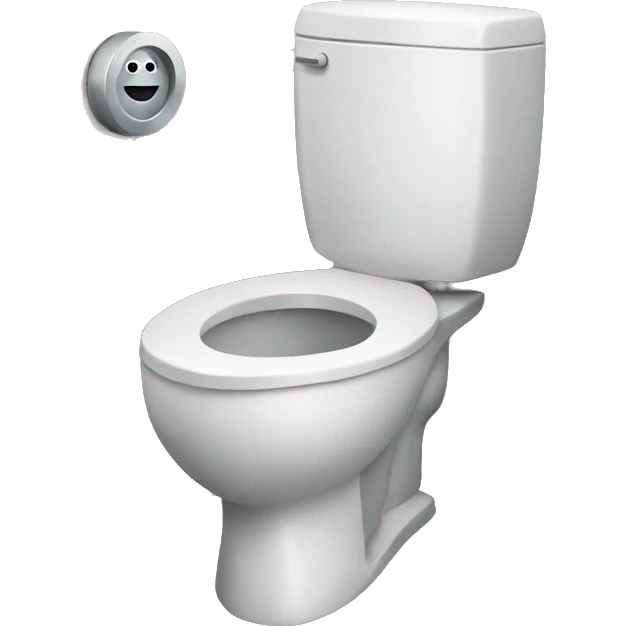 toilet with seal emoji