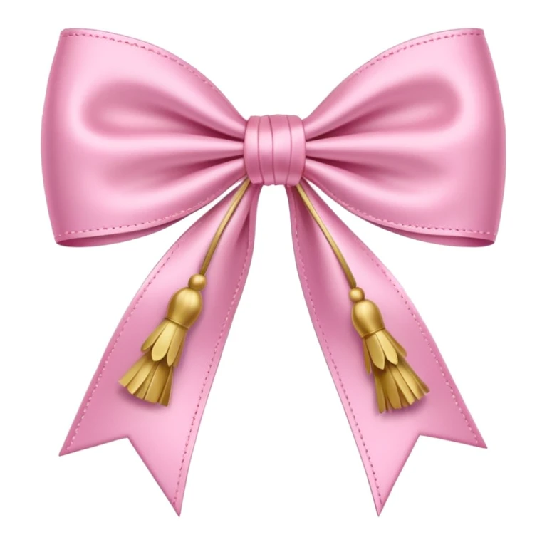 sakura bow with tassels emoji