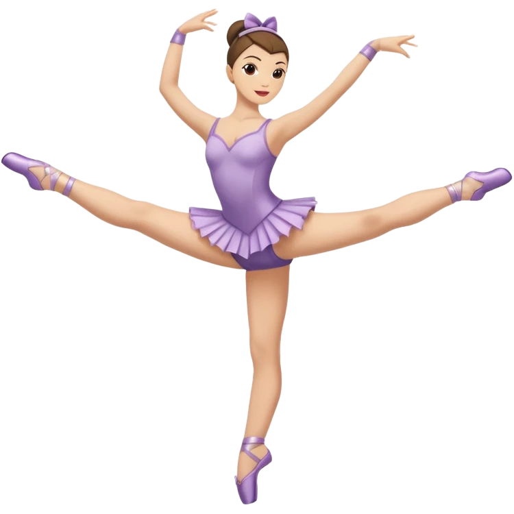 Una chica con vestuario de bailarina urbana con las piernas flexionadas, el dedo índice en la boca, el tren superior inclinado hacia la izquierda y con la cadera proyectada hacia la izquierda emoji