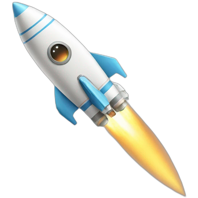 Cat Space rocket emoji