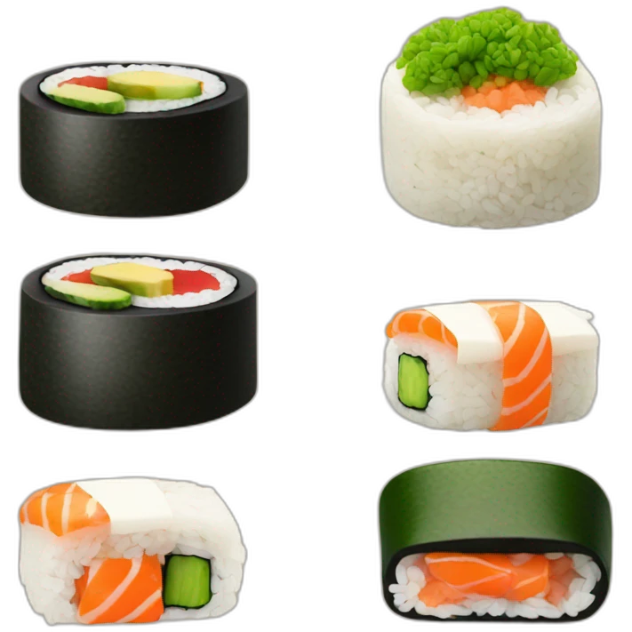 vegan sushi emoji