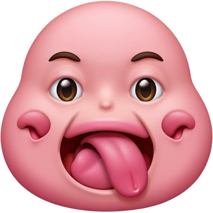 Tounge shaking  emoji