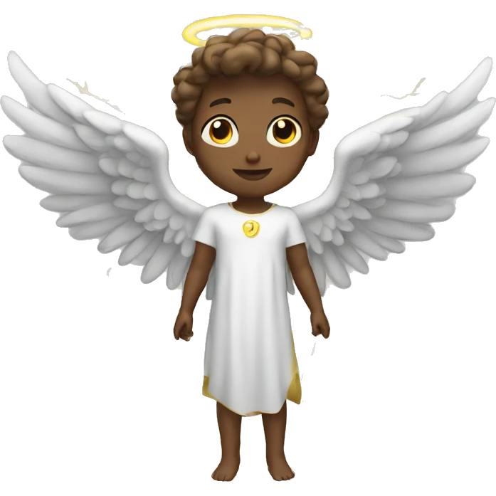angel with thunder emoji