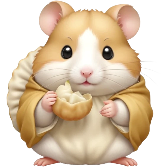 Hamster eating a dumpling  emoji