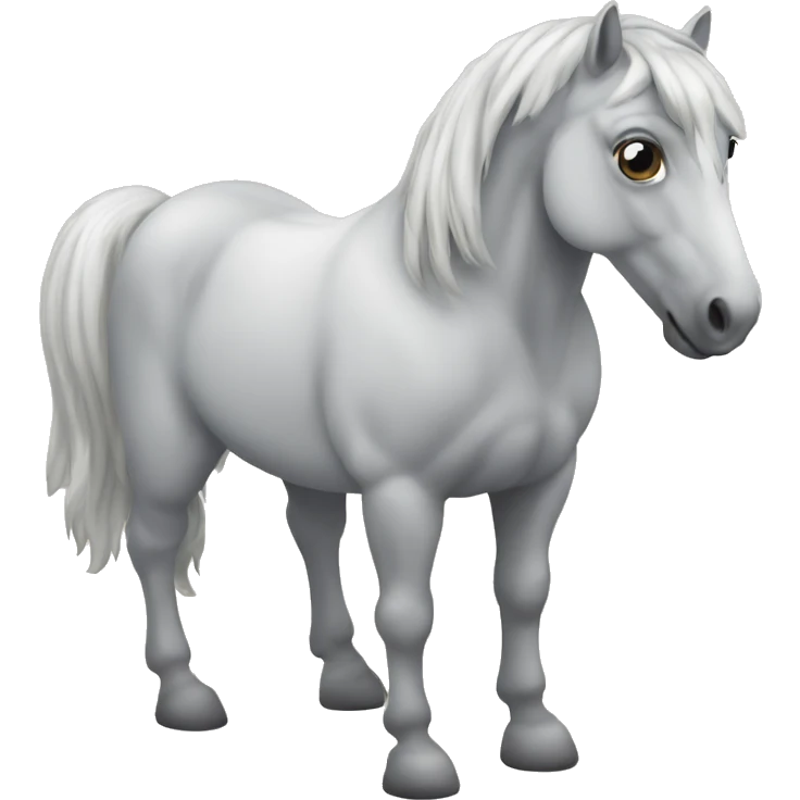 Cheval avec des pattes de poulpes  emoji