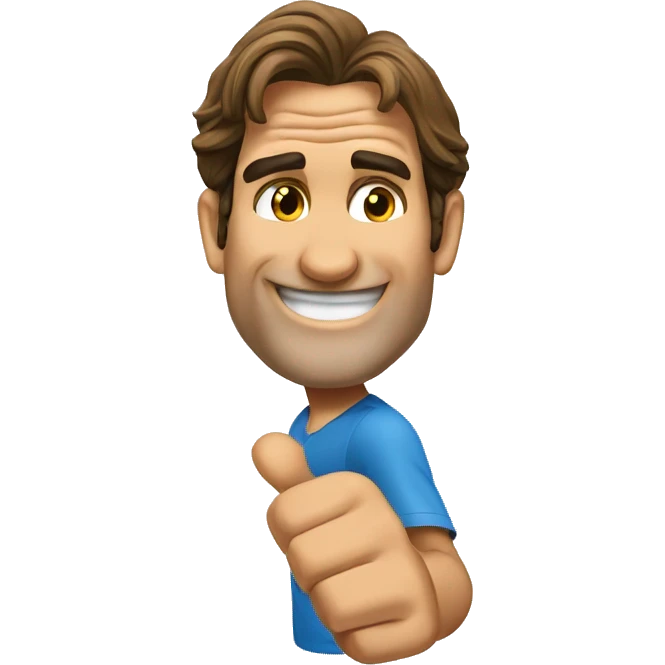 Roger Federer doing thumbs up  emoji