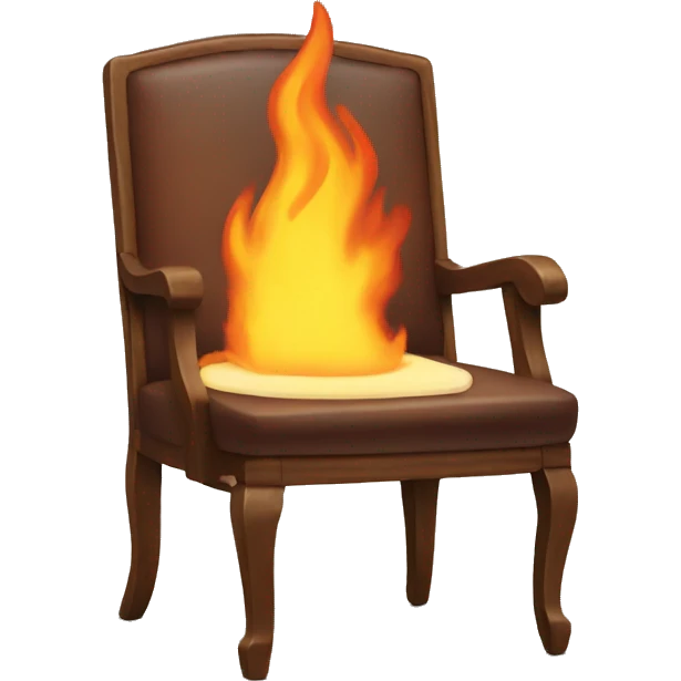 chair on fire emoji