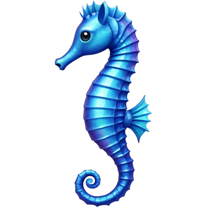 a blue sea horse emoji please emoji