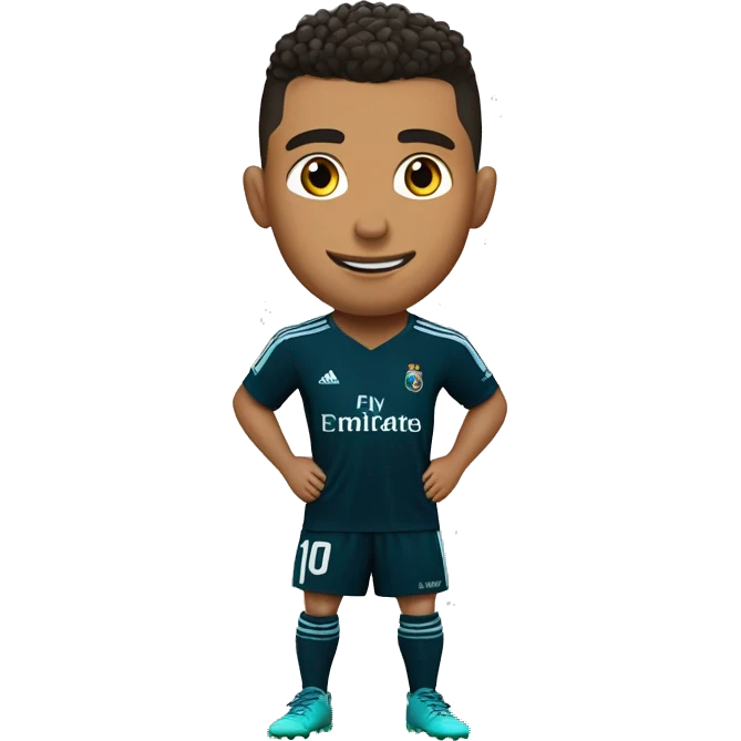 Ronaldo avec le maillot de haity emoji