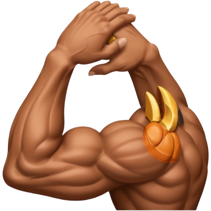 gripping arm emoji