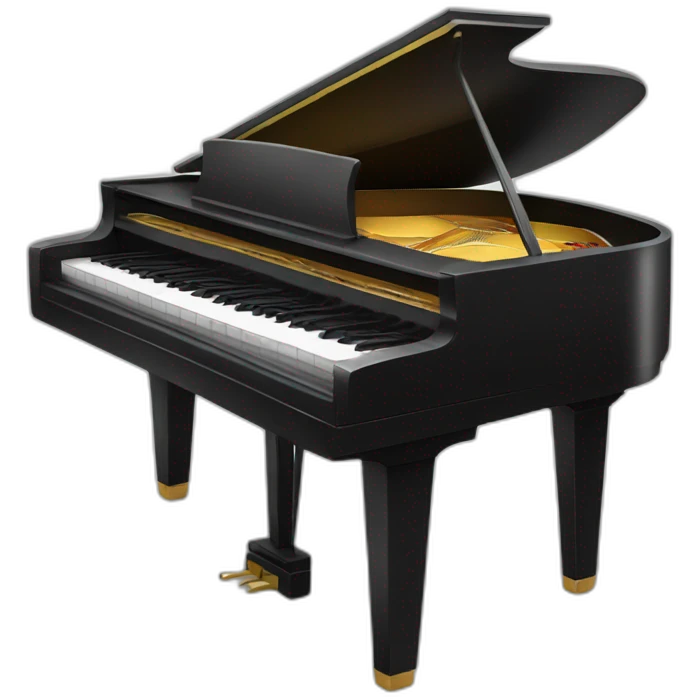 a piano emoji