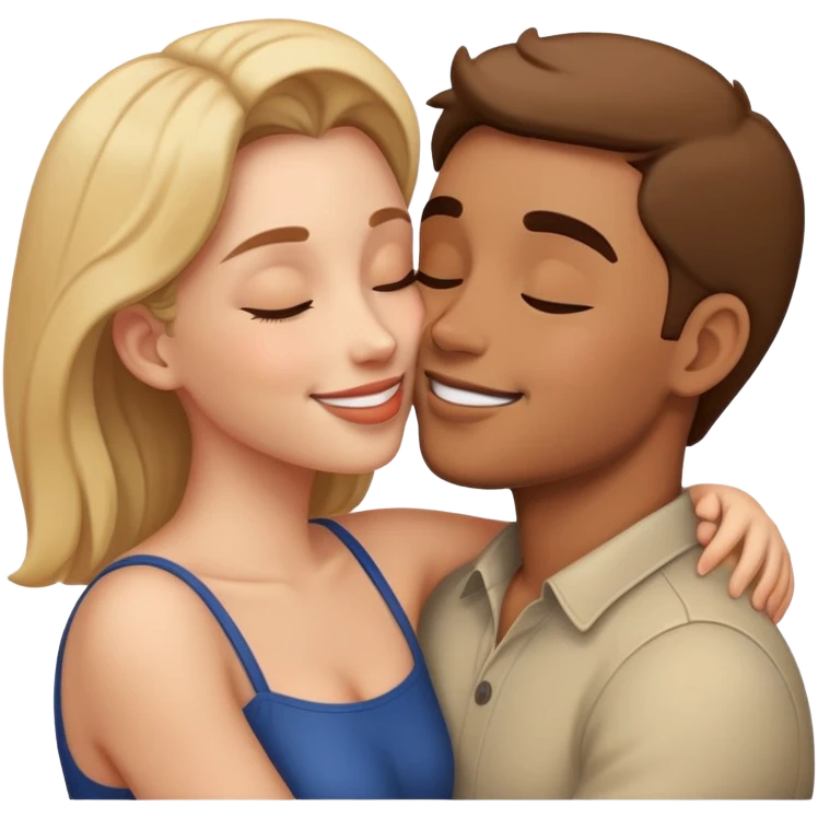 Kissing i love you emoji