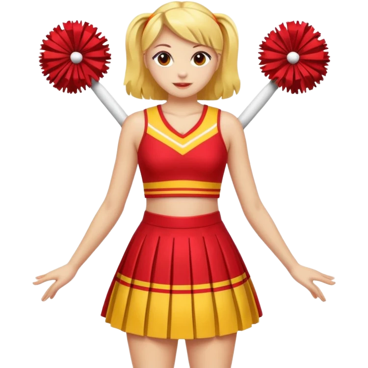 cheer leadẻ dress emoji