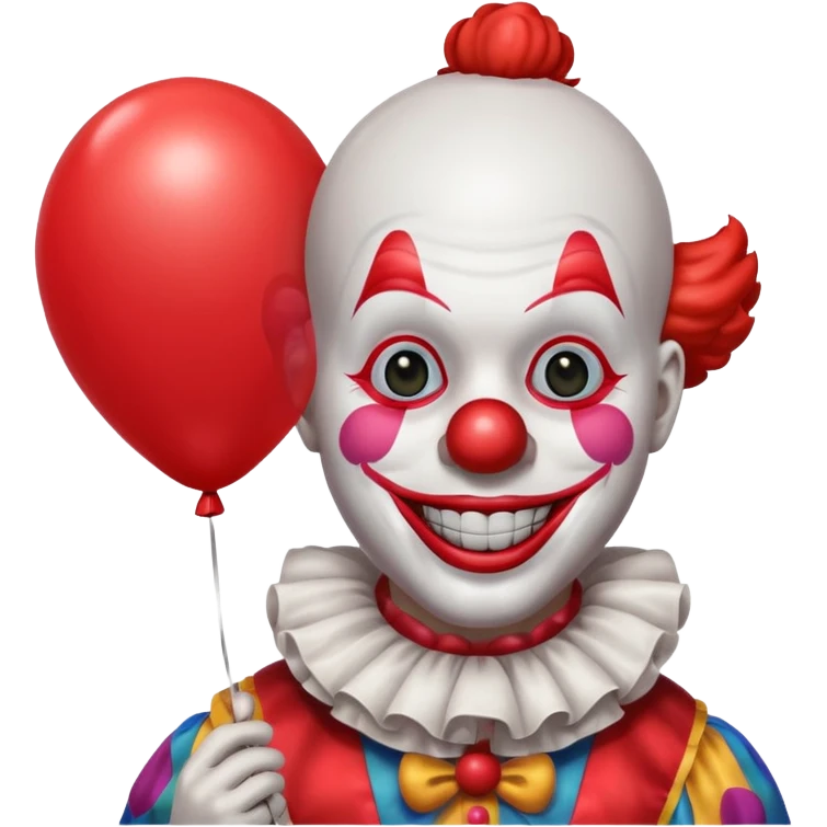 Clown + balloon emoji
