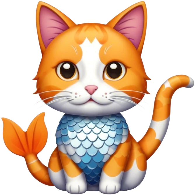 Fish cat emoji