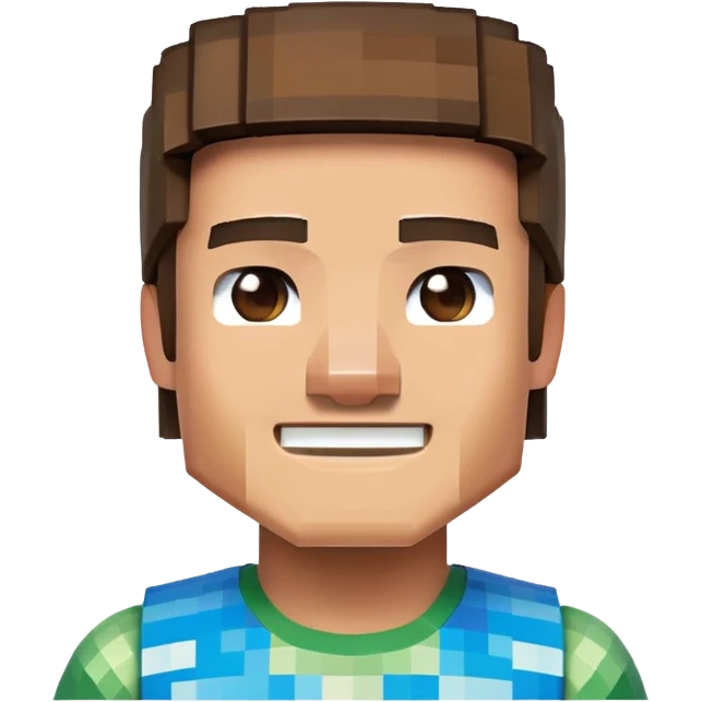 Minecraft Steve emoji