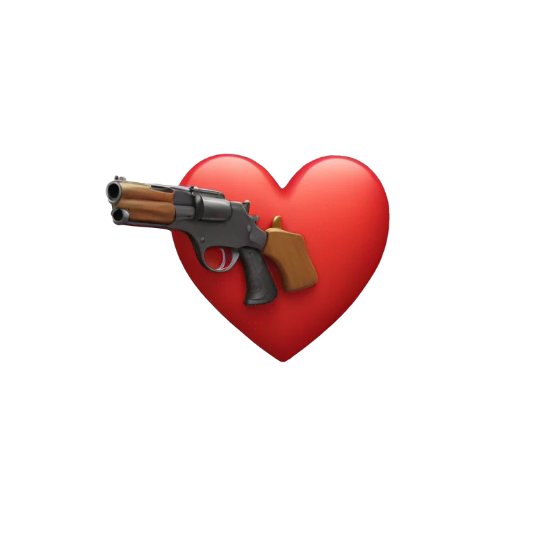 shooting heart emoji