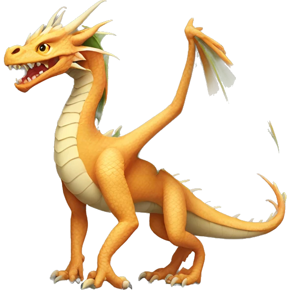 dragon with human legs  emoji