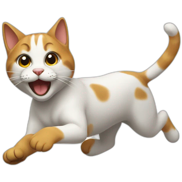 Running cat emoji