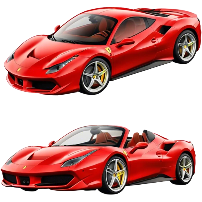 Ferrari 488 GTB - Ferrari (Model Year: 2020) (Iconic colour: Red) emoji