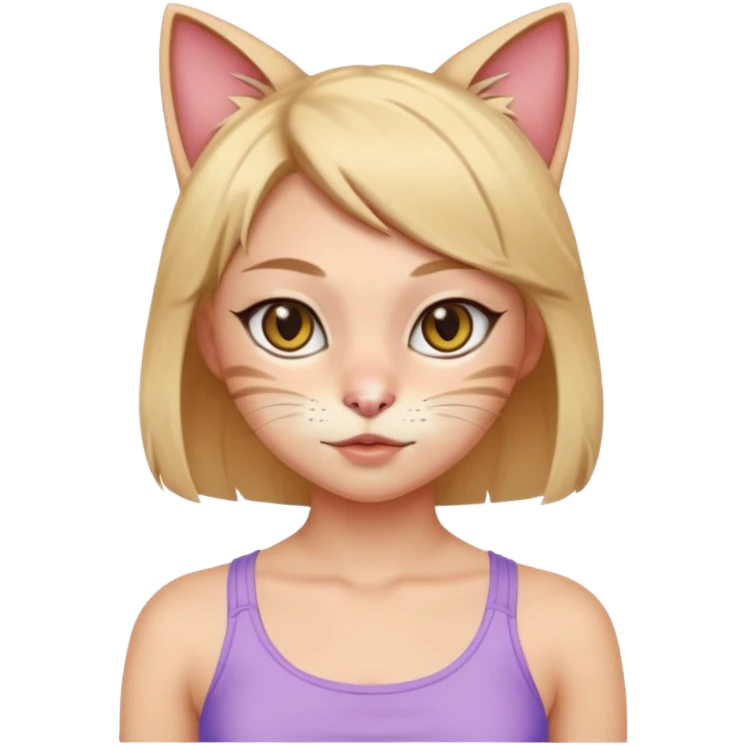 Cat girl tits emoji