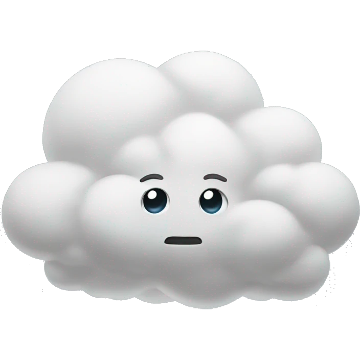 Cloud emoji