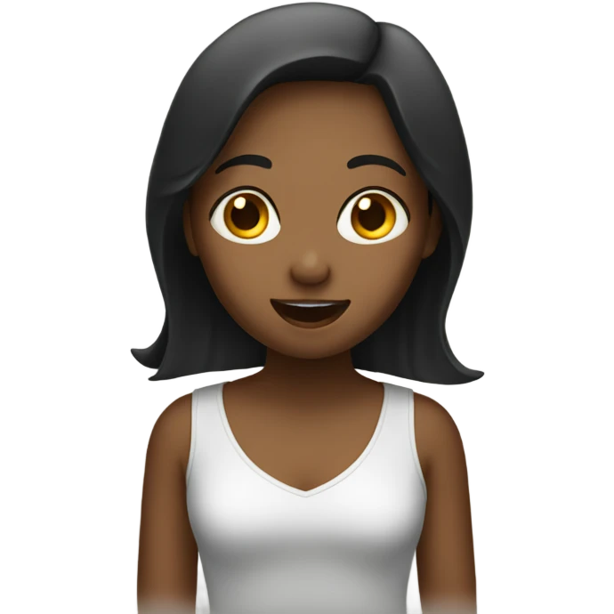 Girl singing  emoji
