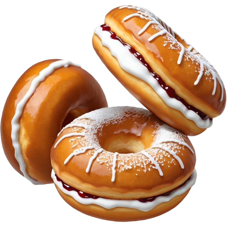 Filled Jam Donut Bombs emoji