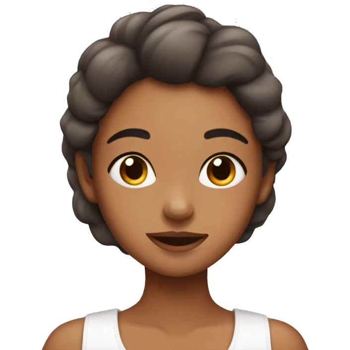 Girl doing selfcare routine  emoji