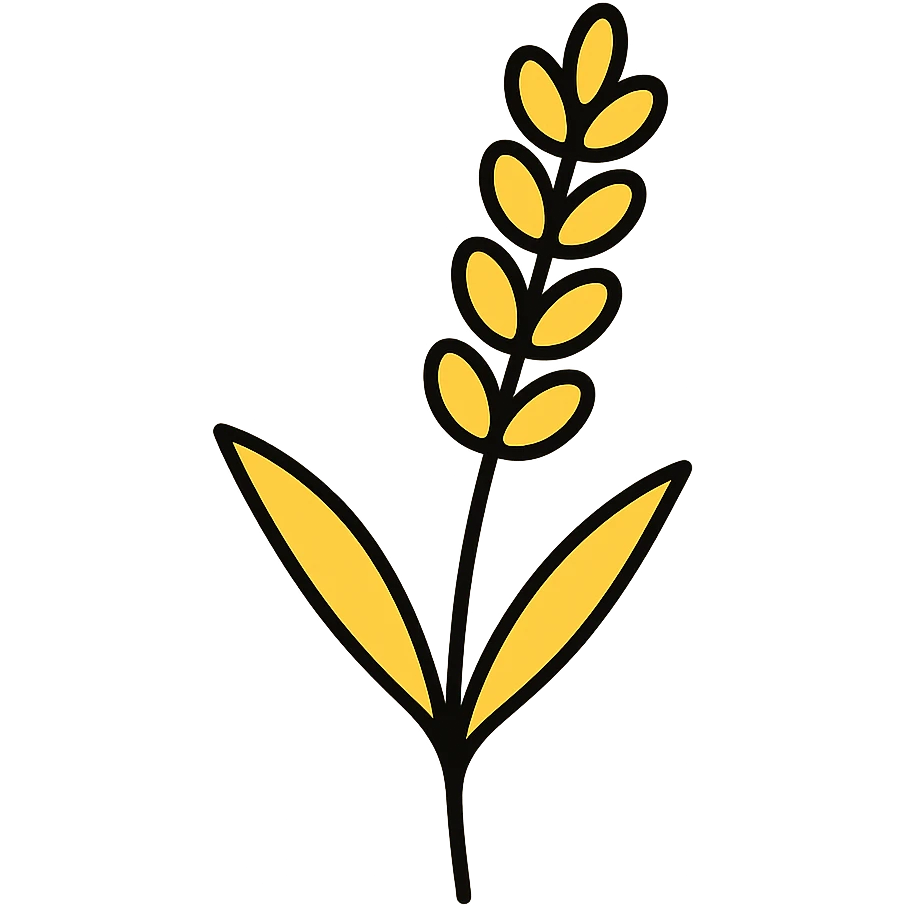 Add a soft, subtle background to the lavender sprig icon, keeping the overall look gentle and minimal. emoji