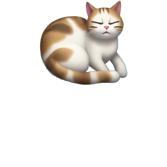 Cat relaxing in a pool  emoji