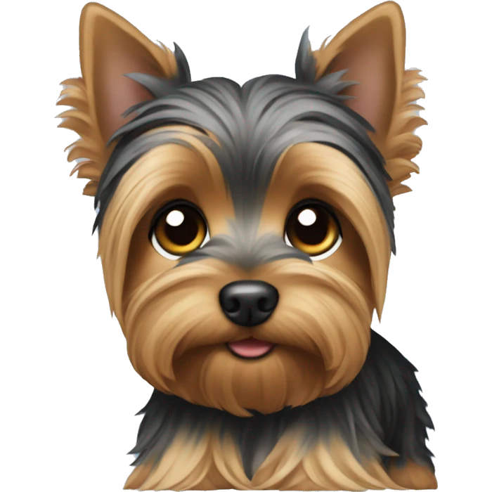 Yorkie puppy emoji