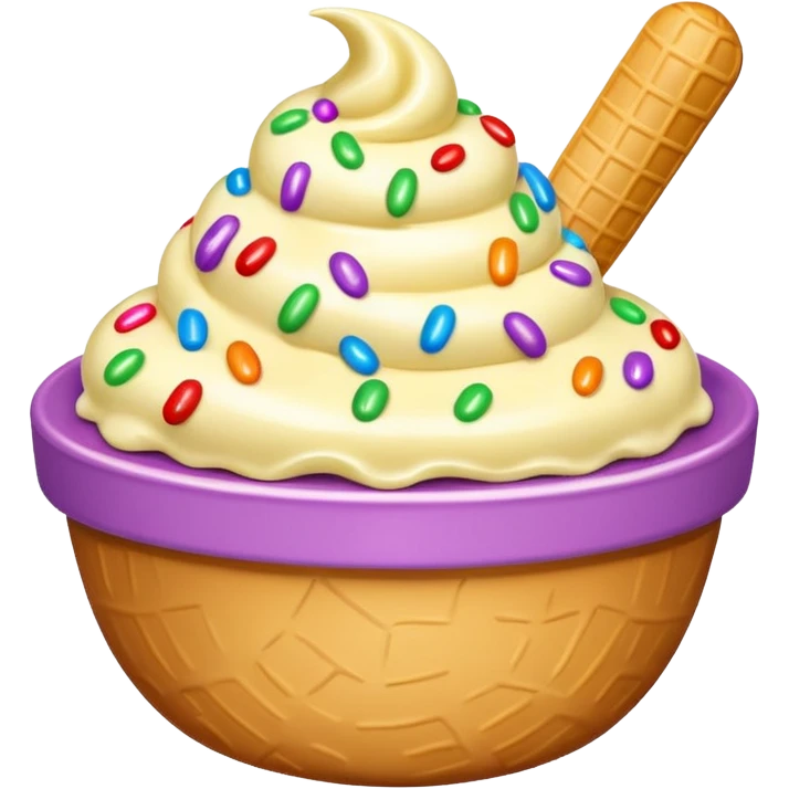 ice cream bowl  emoji