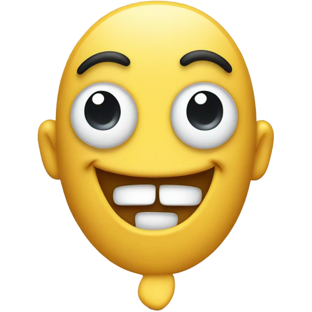 emoji with two thumbs pointing at self emoji