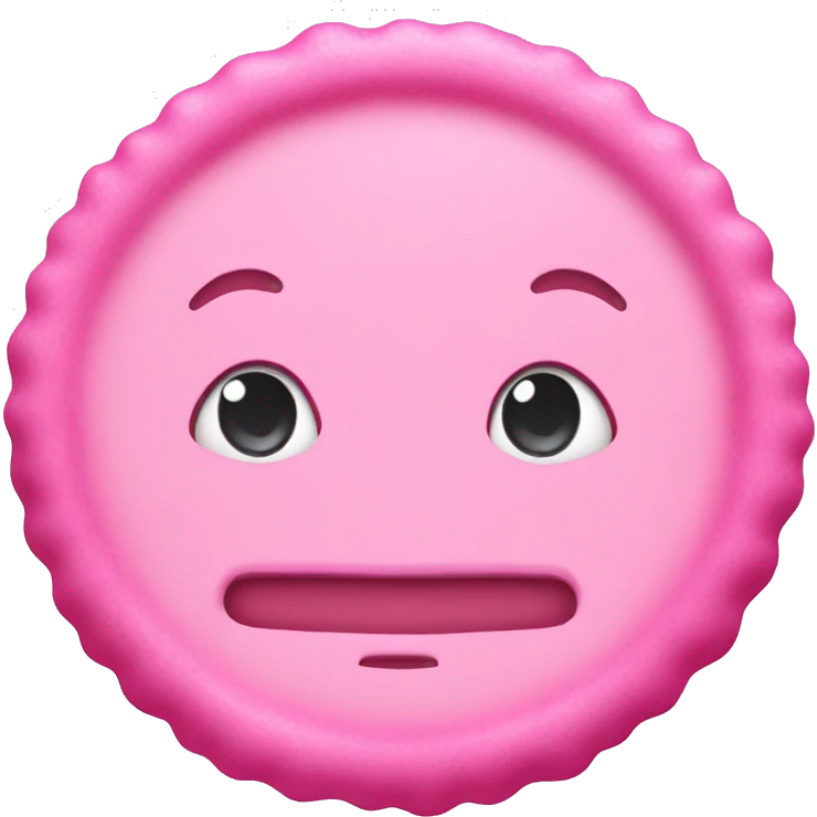 pink sugar cookie ￼ emoji