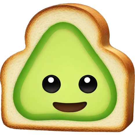 toast  avocado  emoji