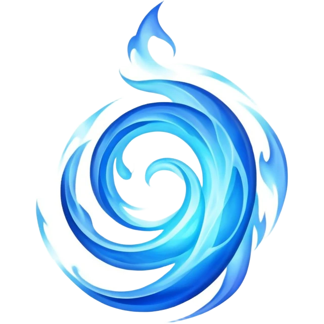 blue fire emoji