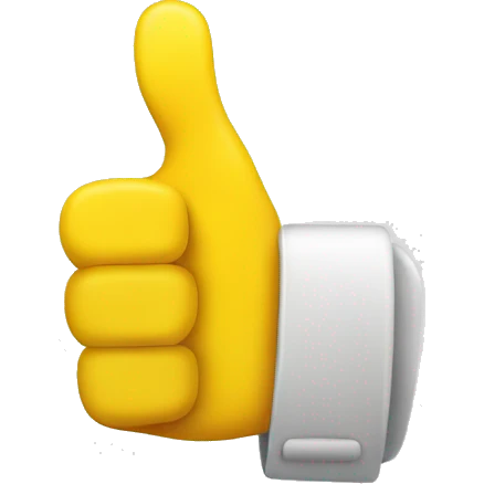 Thumbs Up (yellow) emoji