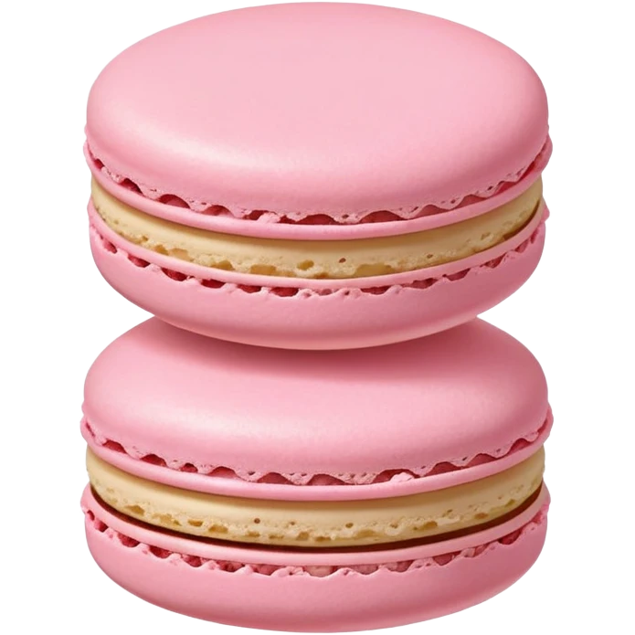 Light pink macaron emoji