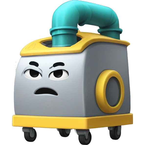 The scrubber machine emoji